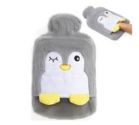 Dasellfa Bouillotte Regles Douloureuses, Bouillote, Bouillotte Peluche Amovible Et Lavable, Chauffe Main, Pour Soulager La Douleur De L'Arthrite Dos, ThéRapie Chaude Pour Soulage (Grey qie)