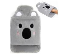 Dasellfa Bouillotte Regles Douloureuses, Bouillote, Bouillotte Peluche Amovible Et Lavable, Chauffe Main, Pour Soulager La Douleur De L'Arthrite Dos, ThéRapie Chaude Pour Soulage (Grey kaola)