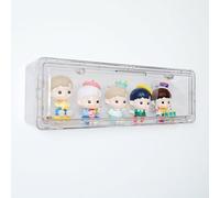 Dasellfa Petite Vitrine pour Collection Murale, Boîte de Présentation en Acrylique pour Miniatures, Mini Figurines, Pop, Objets de Collection, DIY, Lego（Gris 32×9×10.5cm