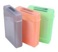 Dasertoe 5 PCS 3.5" Portable IDE Sata HDD Boitier Externe Drive Etui Case Disque Dur Protection Plastique Couleurs aleatoires