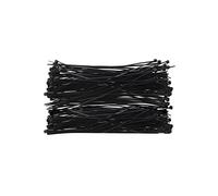 Dasertoe Lot de 100 Colliers de Serrage Plastique, Serre-câbles électriques en nylon Noir 150 x 1,8 mm