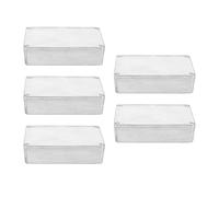 Dasertoe Lot de 5 boîtiers en aluminium pour pédales d'effets de guitare 1590B