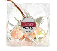 DASF0925R2H 9225 Transparent Fan, DC12V Dual Ball PC Case CPU Cooler Chassis Fan