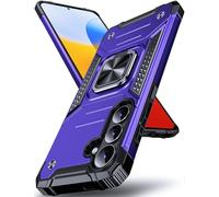 DASFOND Armor - Coque de protection pour Samsung Galaxy S26 Plus 5G - Militaire - Anti-chocs - Avec anneau de support en métal à 360 ° - Pour support de téléphone portable - Aimant de voiture - Violet