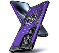 DASFOND Armor - Coque de protection pour Samsung Galaxy S26 Ultra 5G - Militaire - Anti-chocs - Avec anneau de support en métal à 360 ° - Pour support de téléphone portable - Aimant de voiture