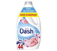 Dash 2en1 Lessive Liquide, 44 Lavages, Fleurs De Cerisier Et Eau De Rose, Technologie Ultra Nettoyante Et Fraîcheur Longue Durée, Élimine Les Saletés et Taches Incrustées, Fabriqué en France