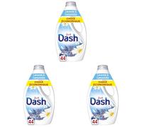 Dash 2en1 Lessive Liquide Lavande et Camomille, 44 Lavages, Avec Plus de Fraîcheur Lenor, Nettoyage en Profondeur, Parfum Apaisant et Relaxant, Idéale pour Prétraitement, Fabriquée en France