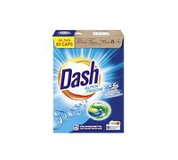 Dash® Alpen Fresh 3 en 1 Caps XXL I 60 lavages I Caps de lessive pour linge blanc I Formule 3 en 1 pour fraîcheur, pureté et propreté | 1,59 kg