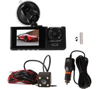 Dash Cam Front Rear Dash Cam Full Hd 1080p Wide Angle 170° Night Vision Wdr Crash Lock Recording