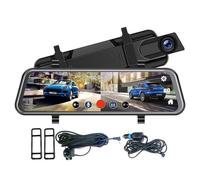 Dash Cam miroir - Dash Cam avant, Mirror Cam pour vision nocturne | Rétroviseur de voiture portable pour vision nocturne, caméra HD 1080p avec enregistrement Dash Cam avec détection de mov