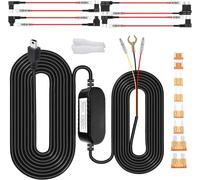 Dash Cam Wiring Kit,Mini Charger for Onboard Camera,Low Voltage Protection DC 12-24V to 5V/2.5A,24H Parking Monitoring with Fuse