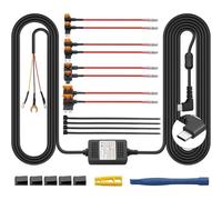 Dash Cam Wiring Kit, Type C - USB Dash Cam Wiring Kit 3 Wires USB-C Dash Cam Wiring Kit with ACC Fuses 12V/24V to 5V Low Voltage Protection