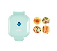 DASH DBBM450GBAQ08 Machine à bouchées sous vide avec moules en silicone pour sandwichs au petit-déjeuner, collations ou desserts sains, compatible avec le régime cétogène et le paléo, turquoise