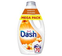 DASH Lessive liquide 2 en 1 ambre et orchidée 3.1 L