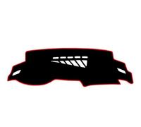 Dash Mat Dashmat Pour A4 A4L B8 2009-2016 Tapis Protection Tableau Bord Pare-soleil Tableau Bord Accessoires Intérieur Pare-Soleil Tapis Tableau Bord(Red Edge,LHD)