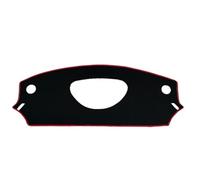 Dash Mat Dashmat Pour Citroen C4 Pour Pallas Pour C-Quatre 2004-2010 Tapis Protection Tableau Bord Intérieur Pare-Soleil Tapis Tableau Bord(Red Edge,RHD)