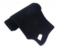 Dash Mat Dashmat Pour Hyundai Pour Genesis Pour Coupé 2008-2016 Tapis Antidérapant Tableau Bord Accessoire Pare-soleil Pare-Soleil Tapis Tableau Bord(Polyester All Black,RHD)