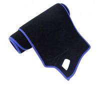 Dash Mat Dashmat Pour Hyundai Pour Genesis Pour Coupé 2008-2016 Tapis Antidérapant Tableau Bord Accessoire Pare-soleil Tapis Tableau Bord Pare-Soleil(Polyester Blue Edge,RHD)