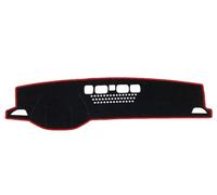 Dash Mat Dashmat Pour Skoda Pour Superb 3 B8 3V 2016-2020 MK3 Accessoire Éviter Lumière Tapis Protection Tableau Bord Tapis Tableau Bord Pare-Soleil(Red Edge (LHD),A)