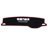 Dash Mat Dashmat Pour Skoda Pour Superb 3 B8 3V 2016-2020 MK3 Accessoire Éviter Lumière Tapis Protection Tableau Bord Tapis Tableau Bord Pare-Soleil(Red Edge (RHD),A)