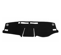 Dash Mat Dashmat Pour Toyota RAV4 XA50 2019-2024 Tapis Protection Tableau Bord Voiture Pare-soleil Accessoires Pare-Soleil Tapis Tableau Bord(Red Edge,RHD)