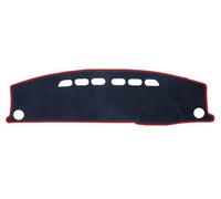 Dash Mat Dashmat Pour VW Pour Beetle 2012~2018 Accessoires Intérieur Tapis Tableau Bord Tapis Protection Tapis Éviter Lumière Pare-Soleil Tapis Tableau Bord(A Red Edge RHD,Flannel)