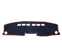 Dash Mat Dashmat Pour VW Pour Beetle 2012~2018 Accessoires Intérieur Tapis Tableau Bord Tapis Protection Tapis Éviter Lumière Pare-Soleil Tapis Tableau Bord(B Red Edge RHD,Polyester)