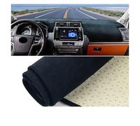 Dash Mat Pour Toyota Pour Land Pour Cruiser Pour Prado 150 J150 2010-2020 Housse Tableau Bord Protection Éclairage Tapis Accessoires Auto Dashboard Cover(B Black LHD)