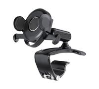 Dash Mount Phone Holder, Multi Functional Universal Car Phone Mount with Strong Grip Adjustable Viewing for Navigation Driving Safety, 360 Degree Rotation Dashboard Holder for GPS Video Calls Road