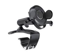 Dash Mount Phone Holder - Multi Functional Universal Grip, Secure Car Cell Cradle Stand, 360 Degree Rotation Adjustable Arm | Perfect for Driving Navigation Road Travel Delivery Taxi Recording