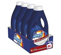 Dash Nettoyant pour machine à laver, 84 lavages (4 x 21), action extra hygiénique, nettoyage en profondeur contre la saleté et les bactéries
