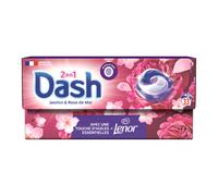Dash Pods Lessive en capsules - Parfum Jasmin et rose - Boîte de 38 doses