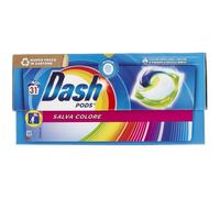 Dash Pods Lessive Machine à laver en capsules Économiseur de couleur, 31 x 19,7 g