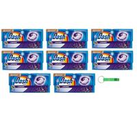 Dash Pods Lot de 8 capsules de lessive pour machine à laver à la lavande 31 lavages - Garantit une propreté irréprochable contre les taches + porte-clés Beni Culinari gratuit
