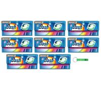 Dash Pods Salva Colore Lot de 8 flacons de lessive en capsules, 31 lavages - Garantit une propreté irréprochable contre les taches + porte-clés Beni Culinari gratuit