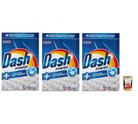 Dash Power Detersivo Lavatrice In Polvere, lessive en poudre, technologie anti-résidus, 86 lavages, 3 x 4300 g + Italian Gourmet Polpa 400 g