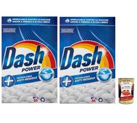 Dash Power Detersivo Lavatrice In Polvere, Lessive en poudre, technologie anti-résidus, 86 lavages 4300 g + Italian Gourmet Polpa 400 g