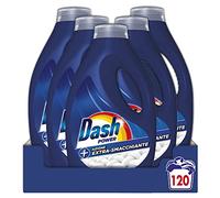 Dash Power Lessive Laveuse Liquide, 120 Lavages (5 x 24), Action Extra Détachant, Extra Efficacité Pour Retirer Les Taches, Efficace Même à Basse Température