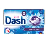 DASH Tablettes 2-en-1 Envolée d'air, 19 doses