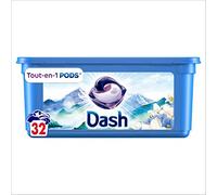Dash Tout-en-1 Pods Caresse Aérienne Lessive en Capsules 32 Lavages