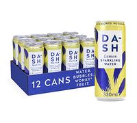 Dash Water - Eau Minérale Gazeuse Infusée aux Citrons - Sans calories - Sans sucre - Sans Édulcorant (12x330ml)