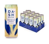 Dash Water - Eau Minérale Gazeuse Infusée aux Citrons - Sans calories - Sans sucre - Sans Édulcorant (12x330ml)