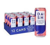 DASH Water Pamplemousse - 12x Eaux pétillantes aromatisées au Pamplemousse SANS Sucre, SANS Édulcorant, SANS calories - Infusées avec des Fruits rejetés (12x330ml)