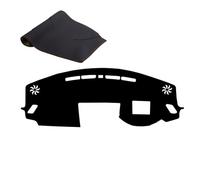 Dashboard Cover Mat for Mitsubishi Eclipse Cross 2017-2019 Car Dash Board Protecter Sunshade No-Glare Stain Scratch Resistant Anti-slip Waterproof(Black+brown,Hud)