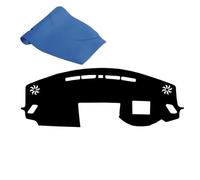 Dashboard Cover Mat for Mitsubishi Eclipse Cross 2017-2019 Car Dash Board Protecter Sunshade No-Glare Stain Scratch Resistant Anti-slip Waterproof(Blue,Hud)