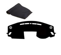 Dashboard Cover Mat for Mitsubishi Eclipse Cross 2017-2019 Car Dash Board Protecter Sunshade No-Glare Stain Scratch Resistant Anti-slip Waterproof(Black+brown,No hud)
