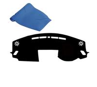 Dashboard Cover Mat for Mitsubishi Eclipse Cross 2017-2019 Car Dash Board Protecter Sunshade No-Glare Stain Scratch Resistant Anti-slip Waterproof(Blue,No hud)