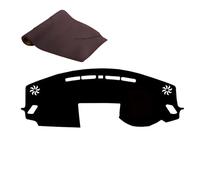 Dashboard Cover Mat for Mitsubishi Eclipse Cross 2017-2019 Car Dash Board Protecter Sunshade No-Glare Stain Scratch Resistant Anti-slip Waterproof(Brown,No hud)