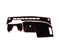 Dashboard Cover Protection De Tableau De Bord avec Pare-Soleil Coussin Et Protection UV Antidérapante pour Subaru pour Solterra 2022 2023 2024 2025 2026 Housse Tableau Bord(Left Hand Red Edge)