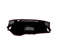 Dashboard Cover Protection De Tableau De Bord avec Tapis Et Pare-Soleil pour Subaru pour Outback Wagon 6e Génération AWD Sport Touring 2021 2022 2023 Housse Tableau Bord(LHD Red Side)